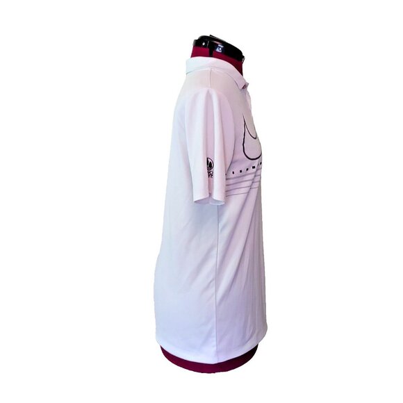 NIKE GOLF DRI-FIT Polo Shirt Multicolor Mens Size XL Embroidered Logos - Picture 3 of 9